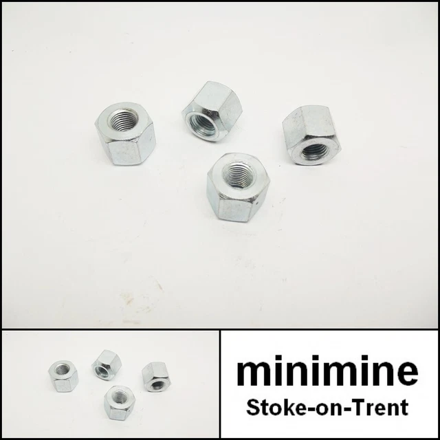 Set Of 4 Wheel Nuts For Classic Mini 12-Inch Steel Wheels – Fits Rover 998 & 1275