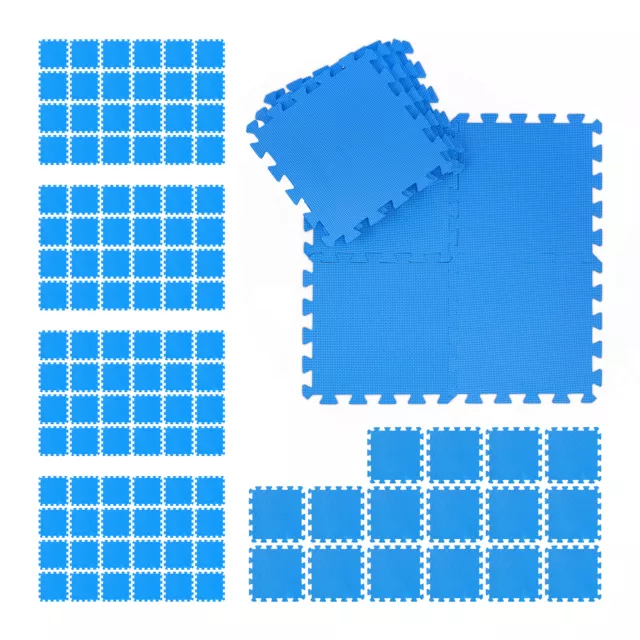 120x Tapis pour sol natte pour fitness en mousse puzzle