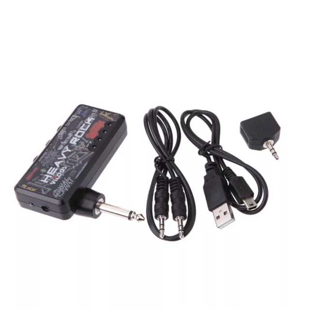 Vitoos Heavy Rock Rechargeable Headphone Guitar Amp with Distortion Effect