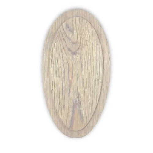 Escudo de madera para trofeo de corzo. Panel. Cuerno. Astas. 27x14cm 030303