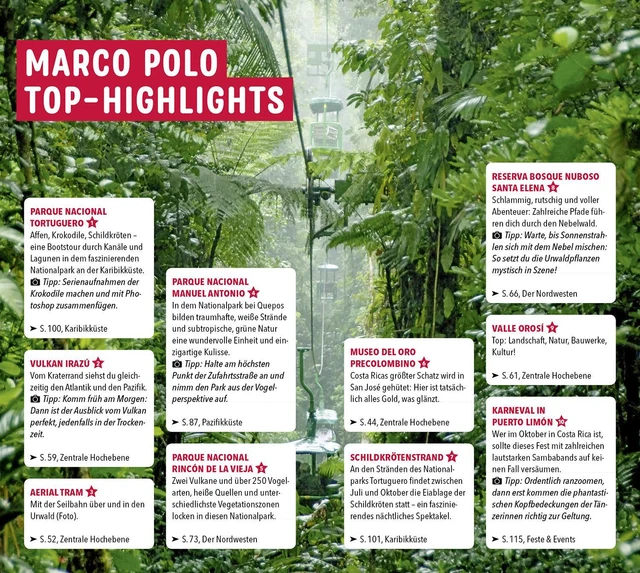 MARCO POLO Reiseführer Costa Rica - Birgit Müller-Wöbcke -  9783829749367 2