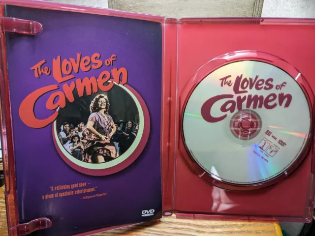 THE LOVES OF CARMEN (DVD) Beautiful RITA Hayworth - Rare Columbia Classics MINT! 3