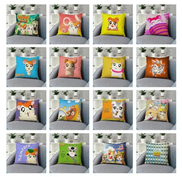 Hamtaro Decorative Pilow Cases Throw Pillow Covers for Bed Sofa Cushions Fall