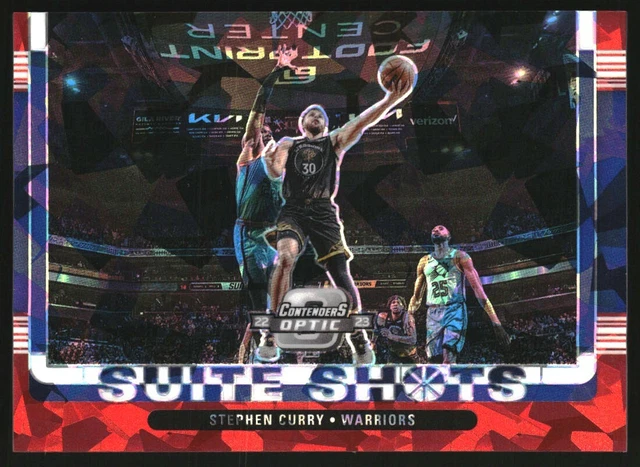 2022-23 Panini Contenders Optic Suite Shots Red Cracked Ice #8 Stephen Curry