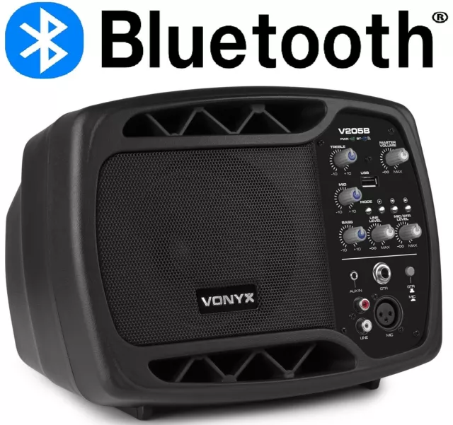 Cassa Amplificata Spia Monitor Dj Studio Pa Sala Bluetooth-Usb