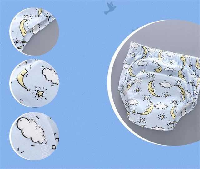 Diaper Pant Baby Reusable Washable Infant Training Cloth Nappy Panty Cover Wrap 9