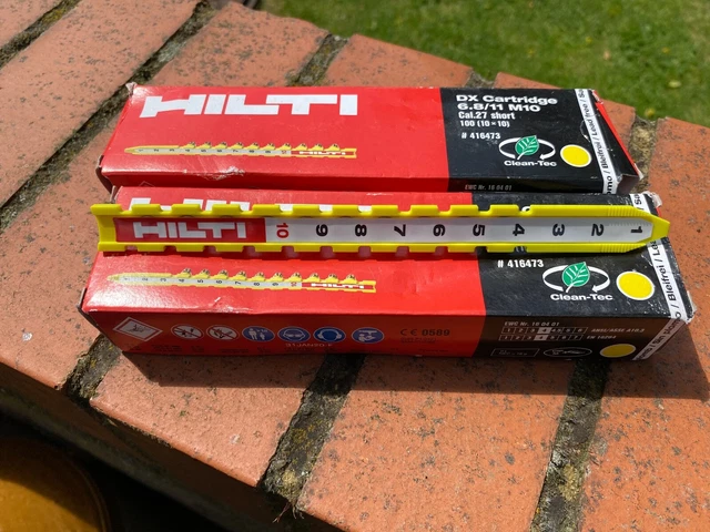 2 Boxen Echt Gelb Hilti Schuss Für Dx450 Dx460