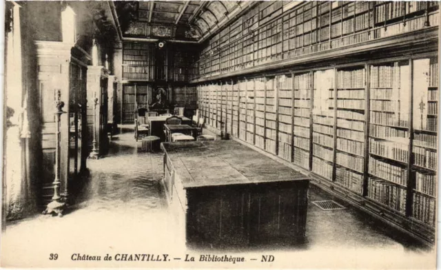 CPA AK Chateau de CHANTILLY - La Bibliotheque (424011)