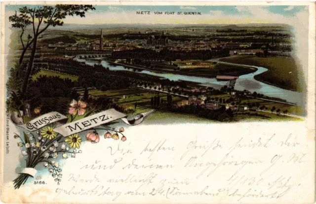 CPA AK METZ from Fort St-QUENTIN (473977)