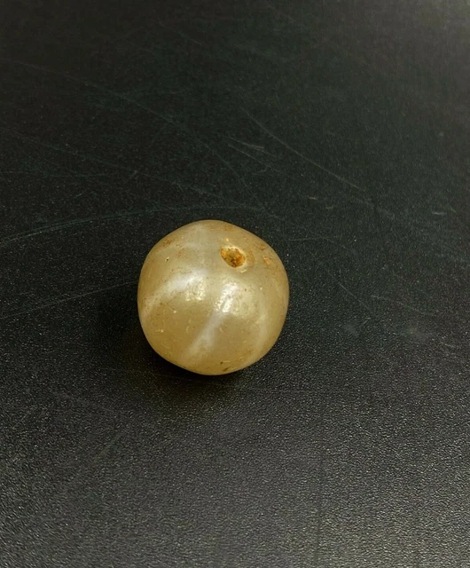 Old Antique Amulet Melon Shape Phum Dzi Pyu Culture Burma Agate Bead Pendant