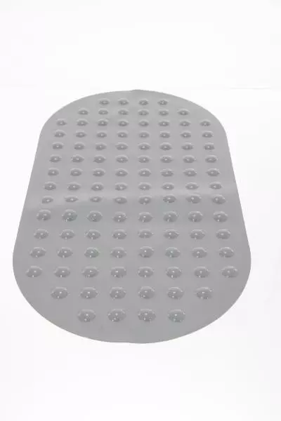 Tapis fond de baignoire anti-dérapant Gris 100% PVC Sécurité Confort Bain PROMO