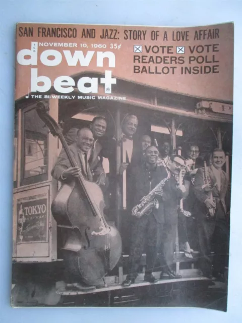 Down Beat Magazine - November 10, 1960 Issue San Francisco and Jazz
