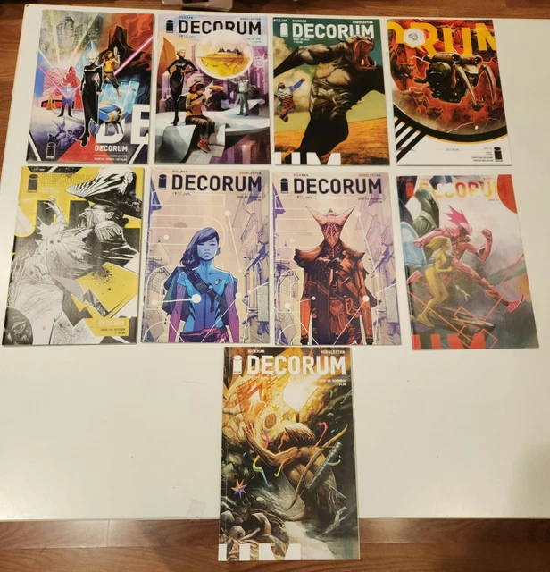 DECORUM #1-8 Complete Comic SET NMINT Run Image Comics Hickman 1 2 3 4 5 6 7 8