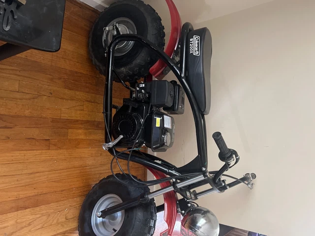 Coleman BT200X-G 196CC Gas Powered Green Mini Bike for Adults/Kids