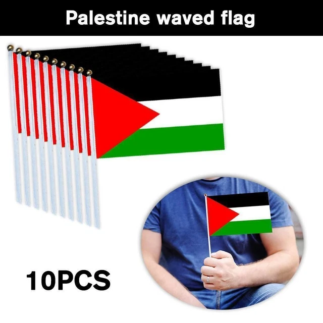 Bandiera Palestina 150x90 Cm AZ FLAG - In Poliestere Leggero, Per Interni Ed Esterni - Foto 10