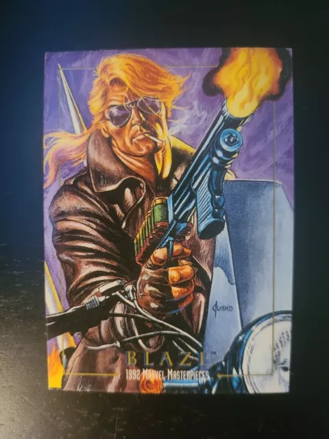 1992 MARVEL MASTERPIECES BASE CARD SINGLES PICK & COMPLETE YOUR SET "Blaze"