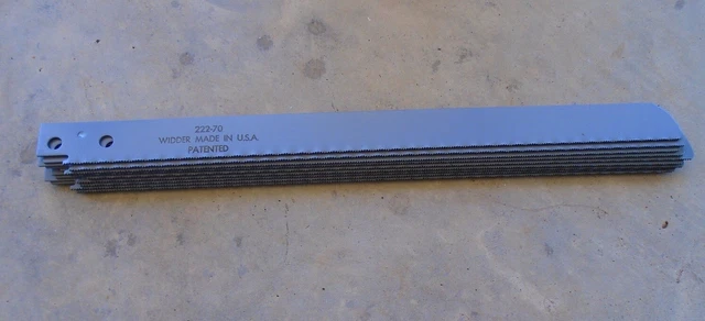 Widder 10PK 222-70  16 " x 16T Pneumatic Recip Air Saw Blade USA -Fits Fein