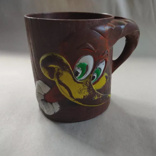 Vintage 1960's Woody Woodpecker Kid's F&F MOLD Ohio Mug/Cup Cartoon Creepy Fun