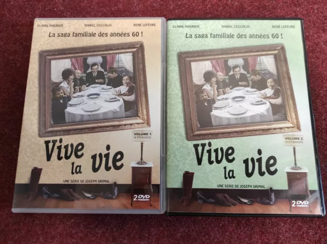 *  VIVE LA VIE - VOLUME 1 et 2 - 4 dvd 36 episodes Claire MAURIE Daniel CECCALDI