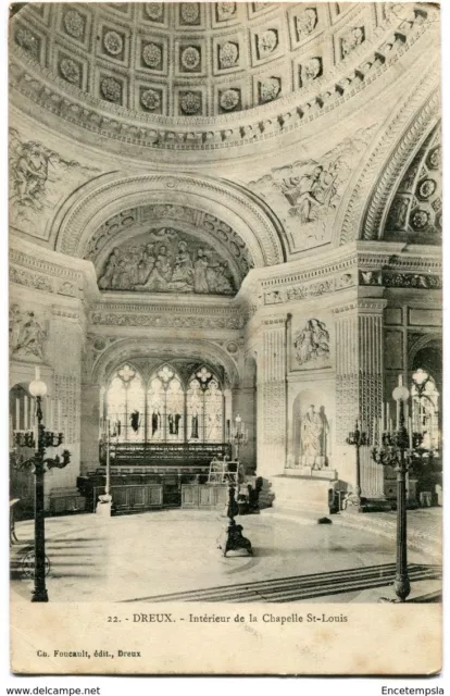 CPA-Carte postale-France- Dreux - Intérieur de la Chapelle Saint Louis - 1905