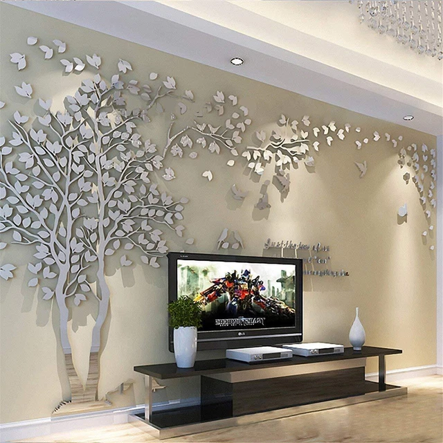 Stickers Muraux Arbre - Stickers 3D DIY Mural Autocollants Arts Décoration de...