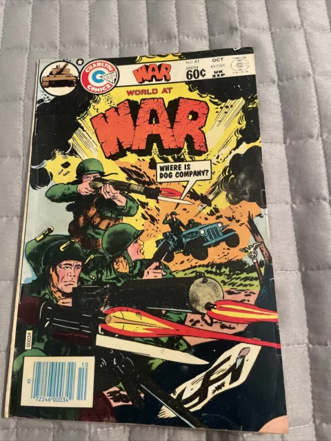 World At War  Vintage Comic Book Vol 8 #41 Charlton Comics October 1983