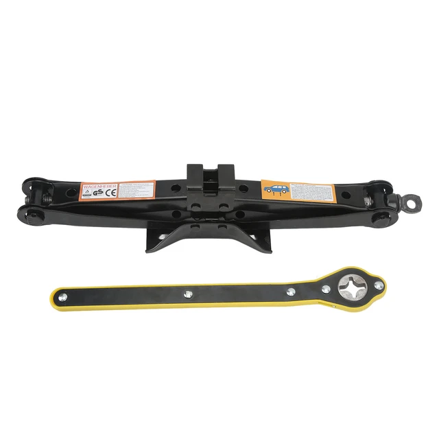 Car Metal Scissor Jack Heavy Duty Car Lifting Jack Kit With Ratchet Wrench For