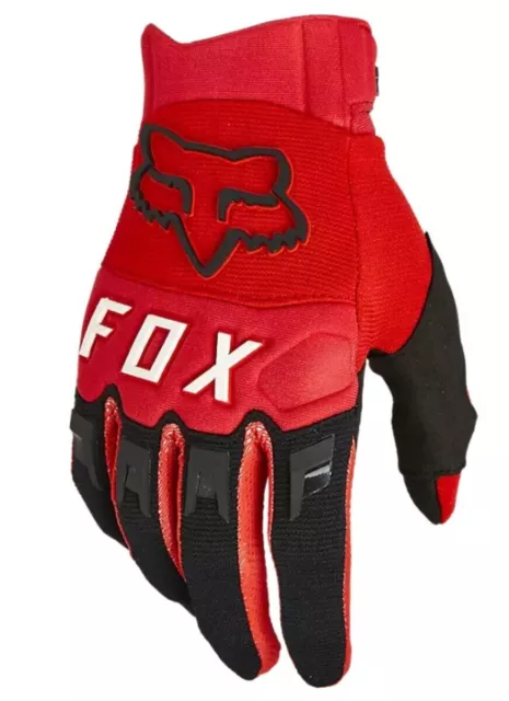 FOX DIRTPAW Gants de motocross VTT enfant rouge/noir *NEUF*