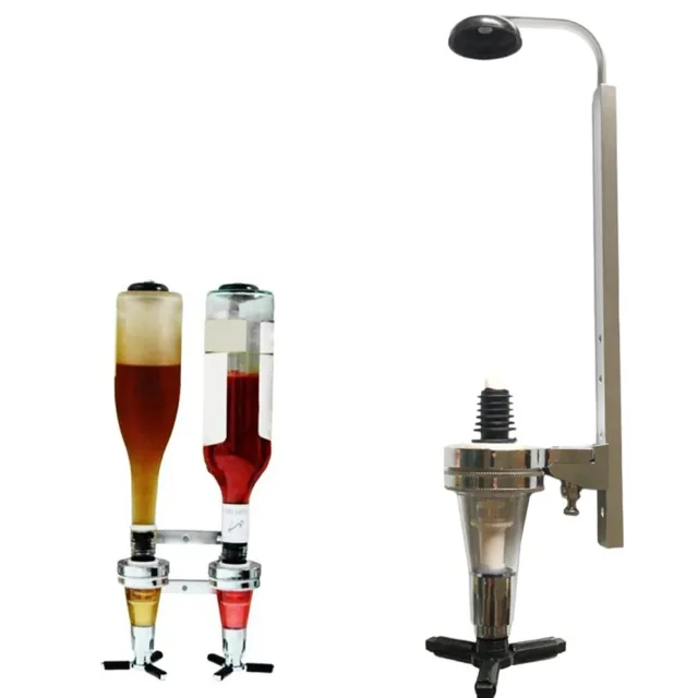 Bouteille Shot - Bouteille d'alcool mesurée en plastique Verseur Shot Bar  Pub Vin Cocktail Distributeur Chaud 50mL(rouge) 