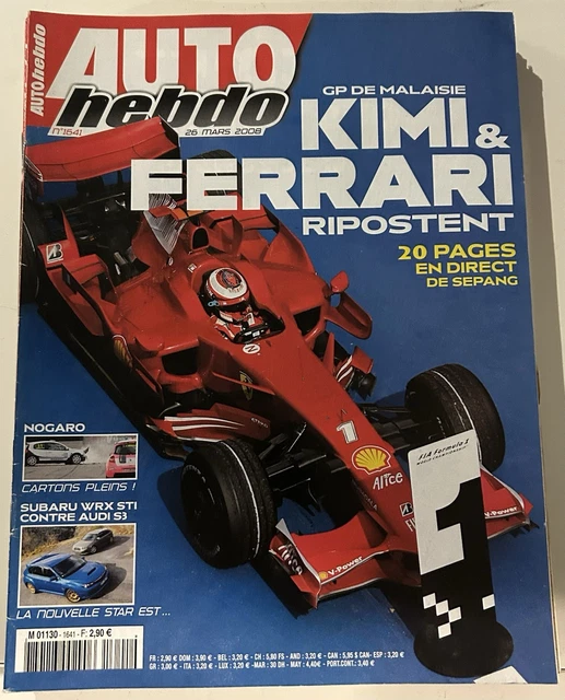 AUTO HEBDO 626 RENAULT 25 V6 i Gérard ducarouge grand prix