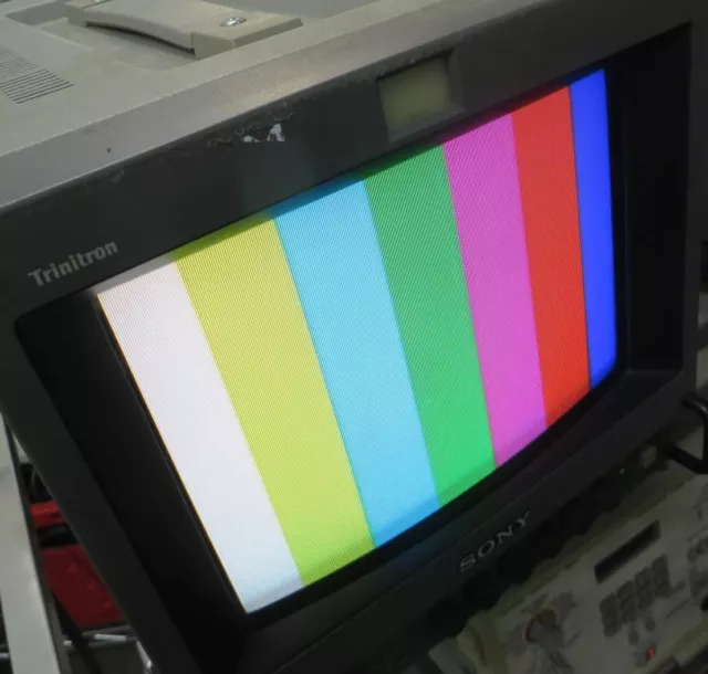 Sony Trinitron PVM-8041Q 8" Color CRT Video Monitor - Great For Retro Gaming