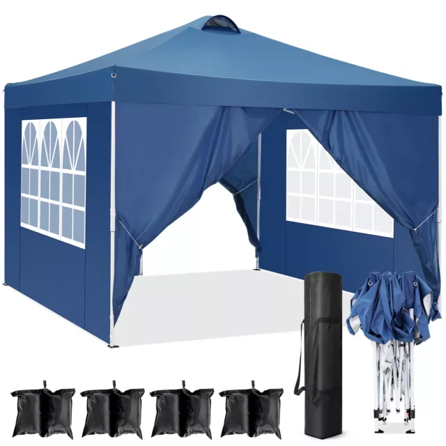 3x3m PopUp Pavillon Faltbar Stabil Faltpavillon Wasserdicht Sonnenschutz Partyze