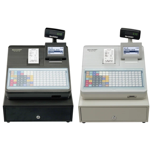 SHARP XE-A217 CASH Register till for Pubs, Bars, Restaurant, Takeaway ...