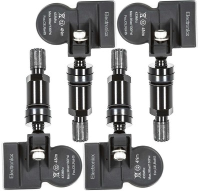 4 PRESSIONE PNEUMATICI sensori rdks sensori valvola di metallo GUNMETAL PER CITROEN c4 aircros 