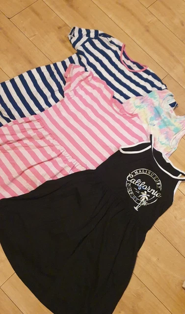 Girl 11-12 13-14 Years Summer Dress Bundle F&f Primark