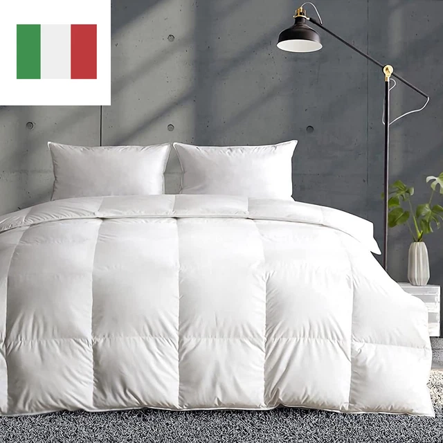 Piumino D'Oca Leggero 155X220Cm, Piumone Rinfrescante per Il Clima Caldo - 100%