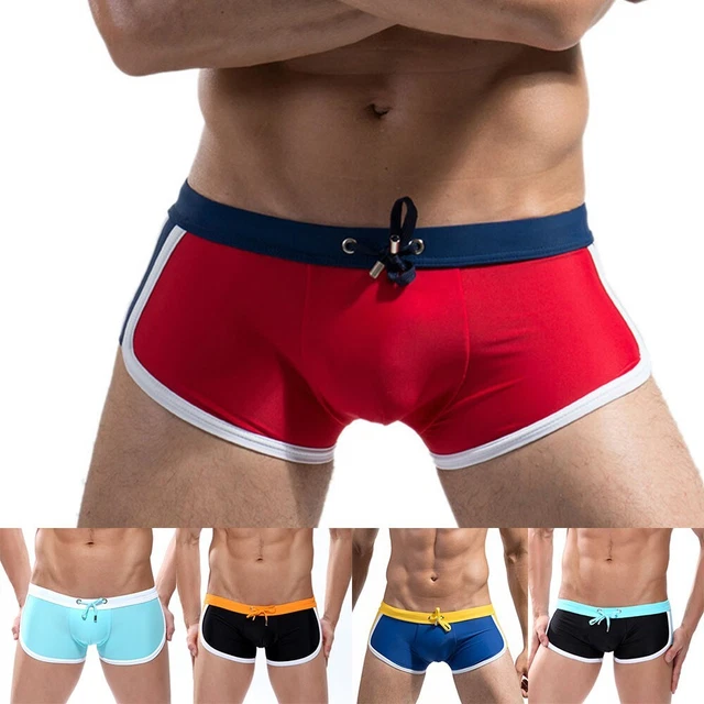 Slip De Bain Homme SEAUR - Avec Ou Sans Rembourrage, Cordon De Serrage - Pour Piscine, Plage, Natation Et Loisirs