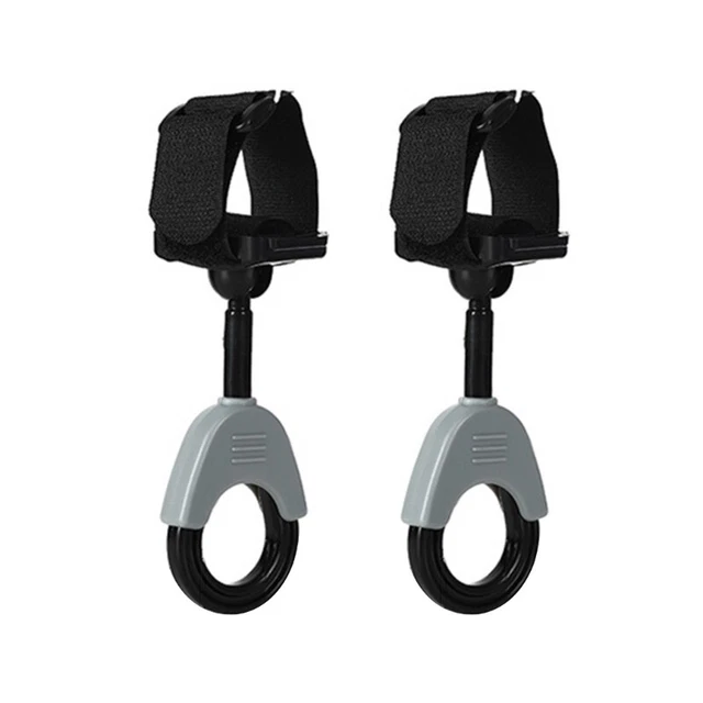 Ganchos para cochecito de bebé barra de reposabrazos ganchos giratorios accesorios para cochecito