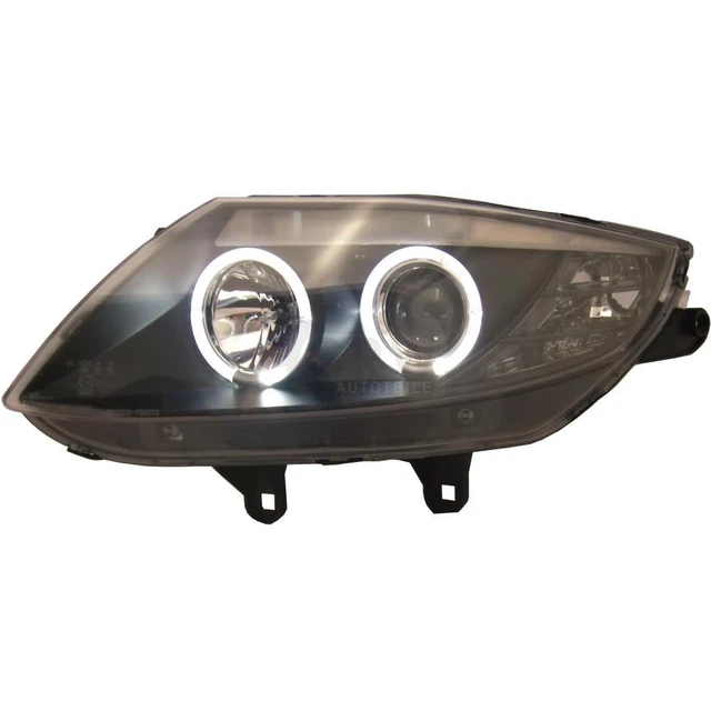 Set Fanali per BMW Z4 Roadster Coupe Anno 03-08 Angel Eyes Trasparente/Nero