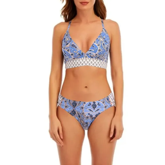 NWT Lucky Brand Blossom Floral Print Swim Bikini Top and Bottom Collection  S-L