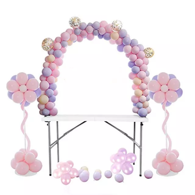 Adjustable Wedding Balloon Arch Balloons Column Stand Base Birthday Party Decor