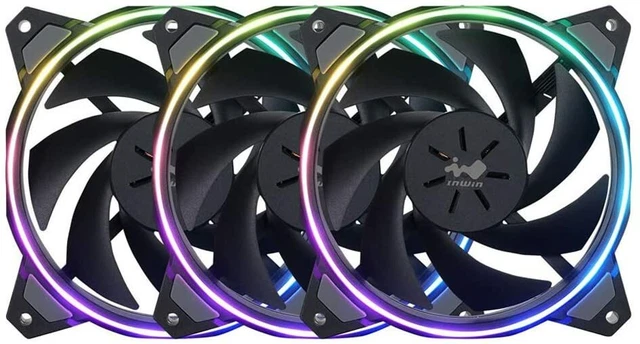 IN-WIN SIRIUS LOOP Addressable RGB Triple Fan Kit 120mm High ...