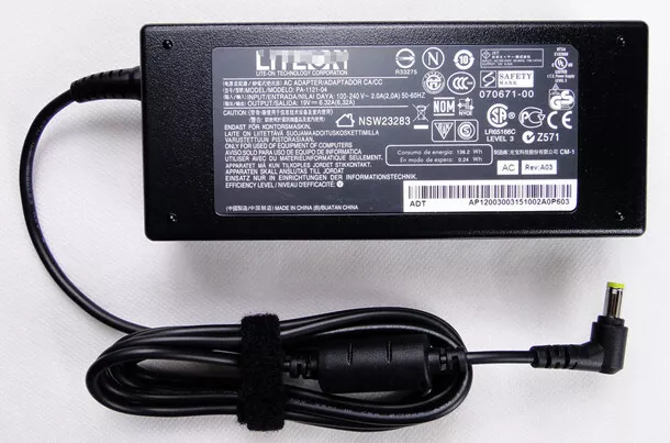 Genuine AC Adapter LITEON PA-1121-04 Power Supply 19V 6.32A 5.5*1.7MM AU Plug