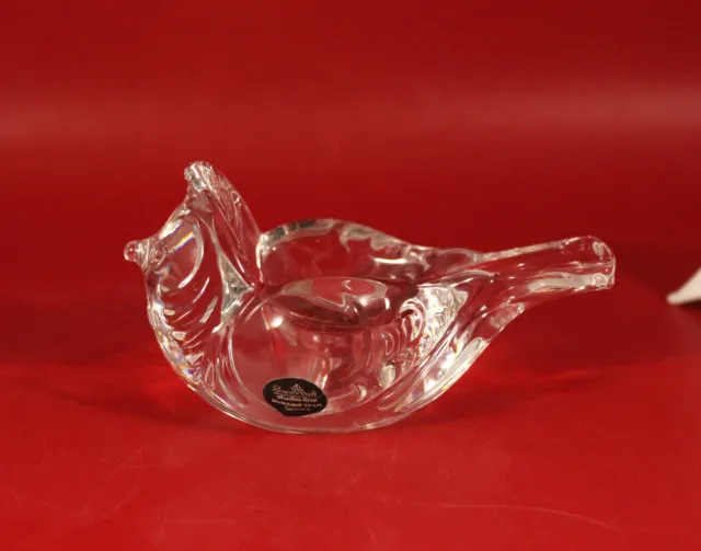 Rosenthal Glas Björn Wiinblad Glasspatz Vogel Kerzenhalter Leuchter Bleikristall