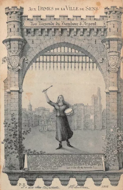 Aux Dames de la Ville de SENS - la légende du Tambour d'Argent