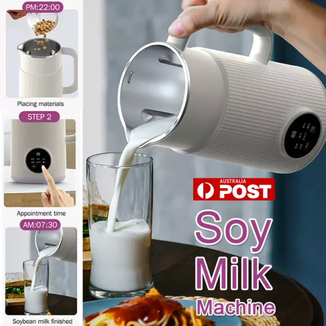 800ml Soy Milk Machine Juicer Automatic Heating Soybean Milk Maker Free Filter