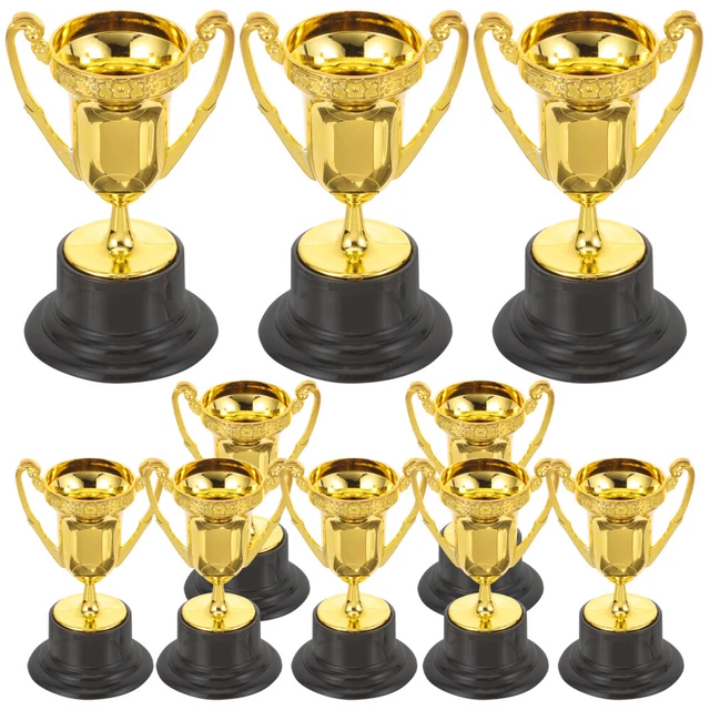 10 Pcs Plastic Trophy Basketball Trophies Academy Child Toy The Medal