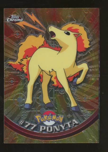 Topps 2000 cromo Pokémon TV #77 Ponyta