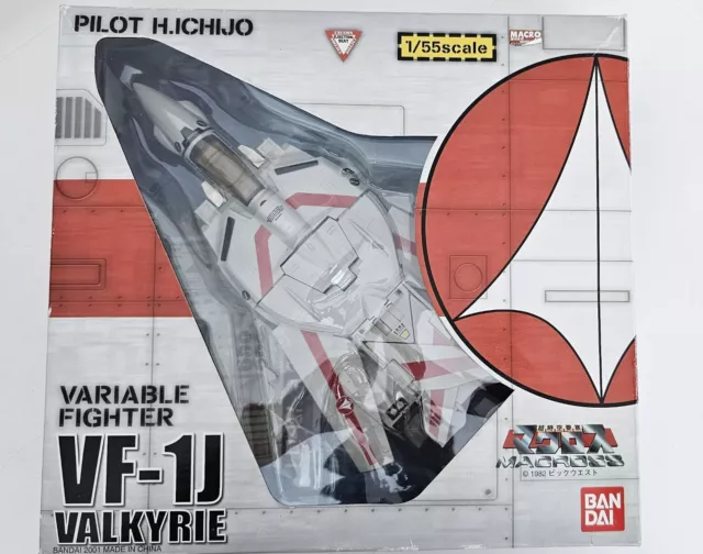 Bandai Macross VF-1J Hikaru Ichijo 1/55 scale 2001 Valkyrie