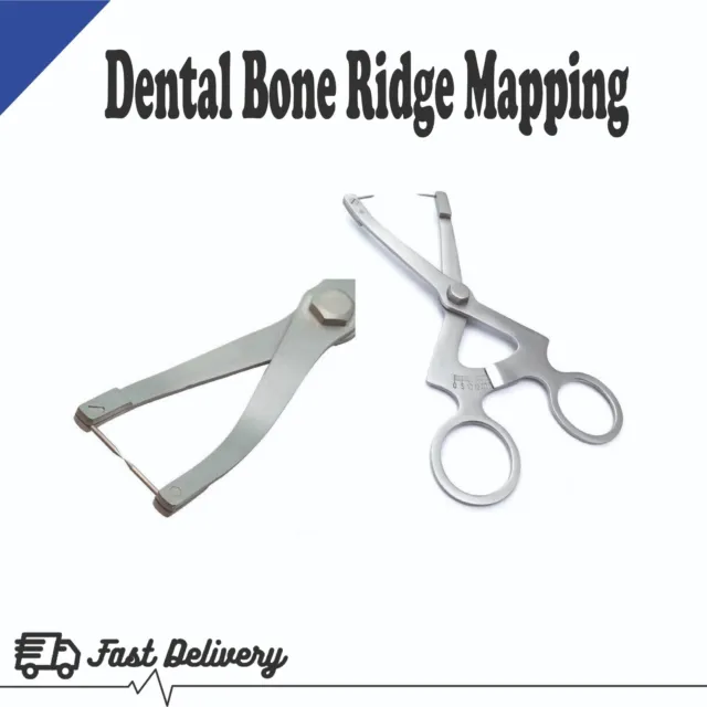 Dental Bone Ridge Mapping Measure Caliper 0.25mm Dental Surgical Instrument